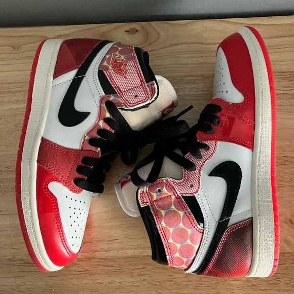 Marvel x Air Jordan 1 Retro High OG PS Next Chapter Spider-Man Nike Sneakers - Picture 3 of 8